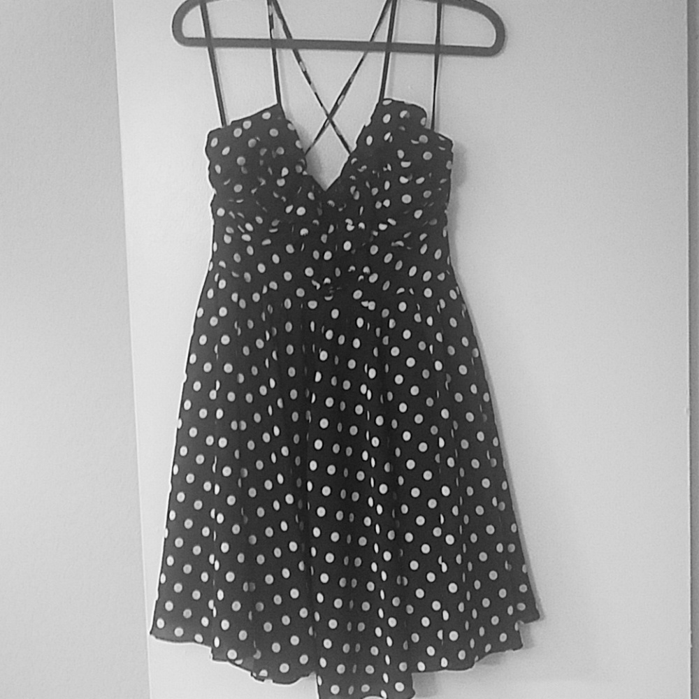 Chelsea and violet polka dot dress
